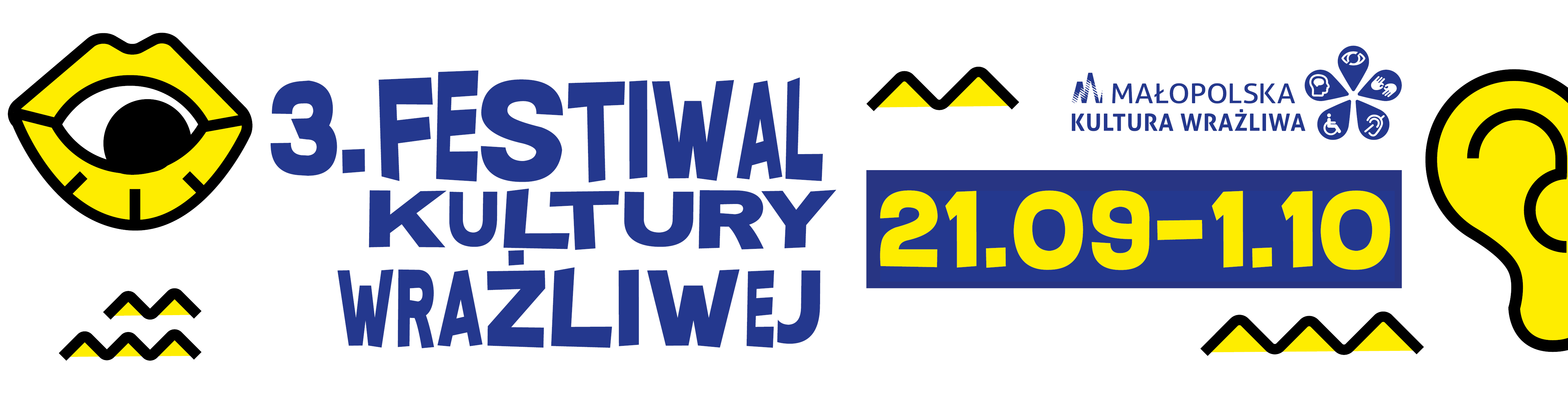 Baner 3. Festiwalu Kultury Wrażliwej