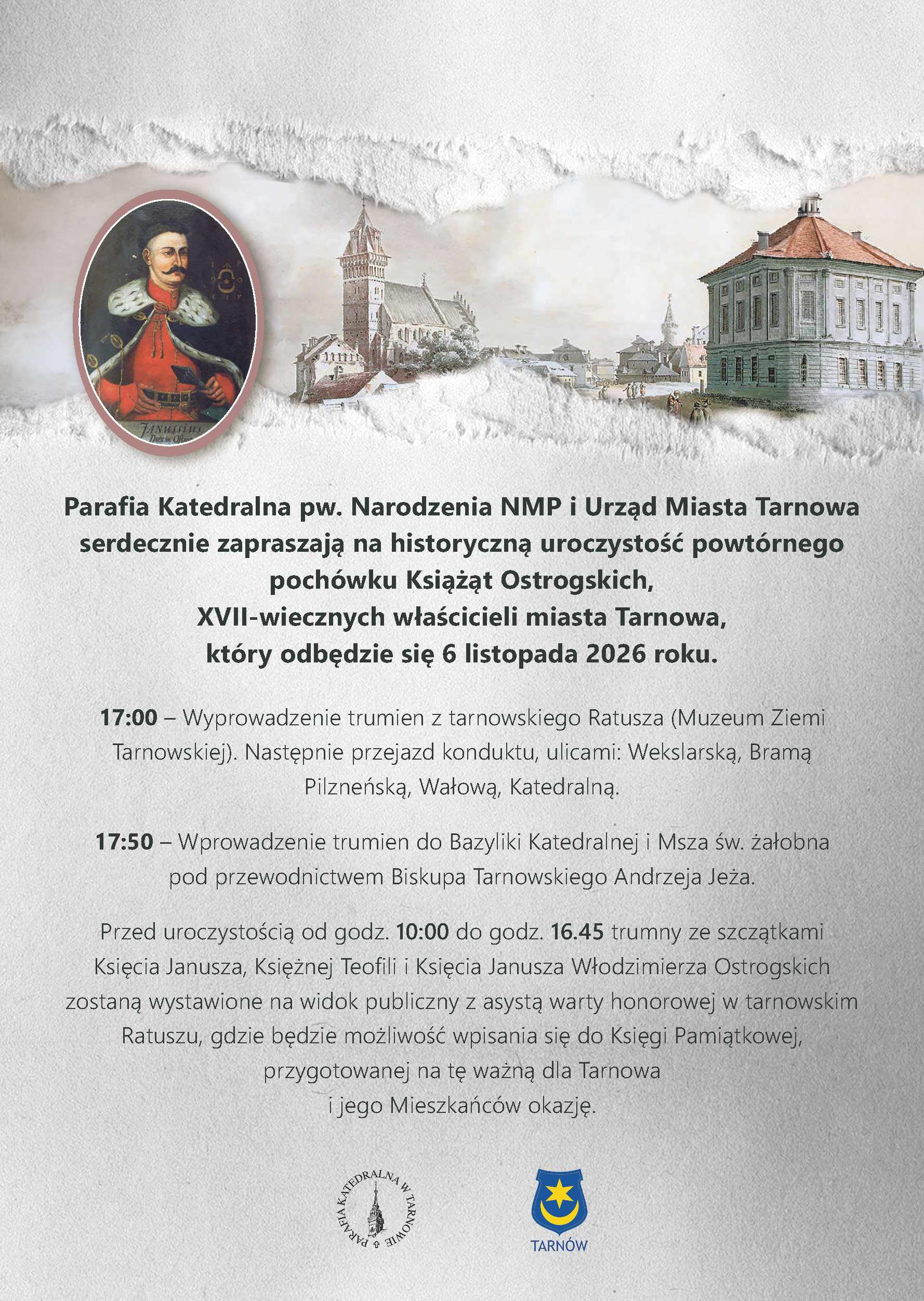 plakat o uroczystościach