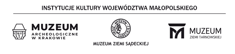 loga Muzeum Archeologicznego w Krakowie, Muzeum Ziemi Sądeckiej i Muzeum Ziemi Tarnowskiej