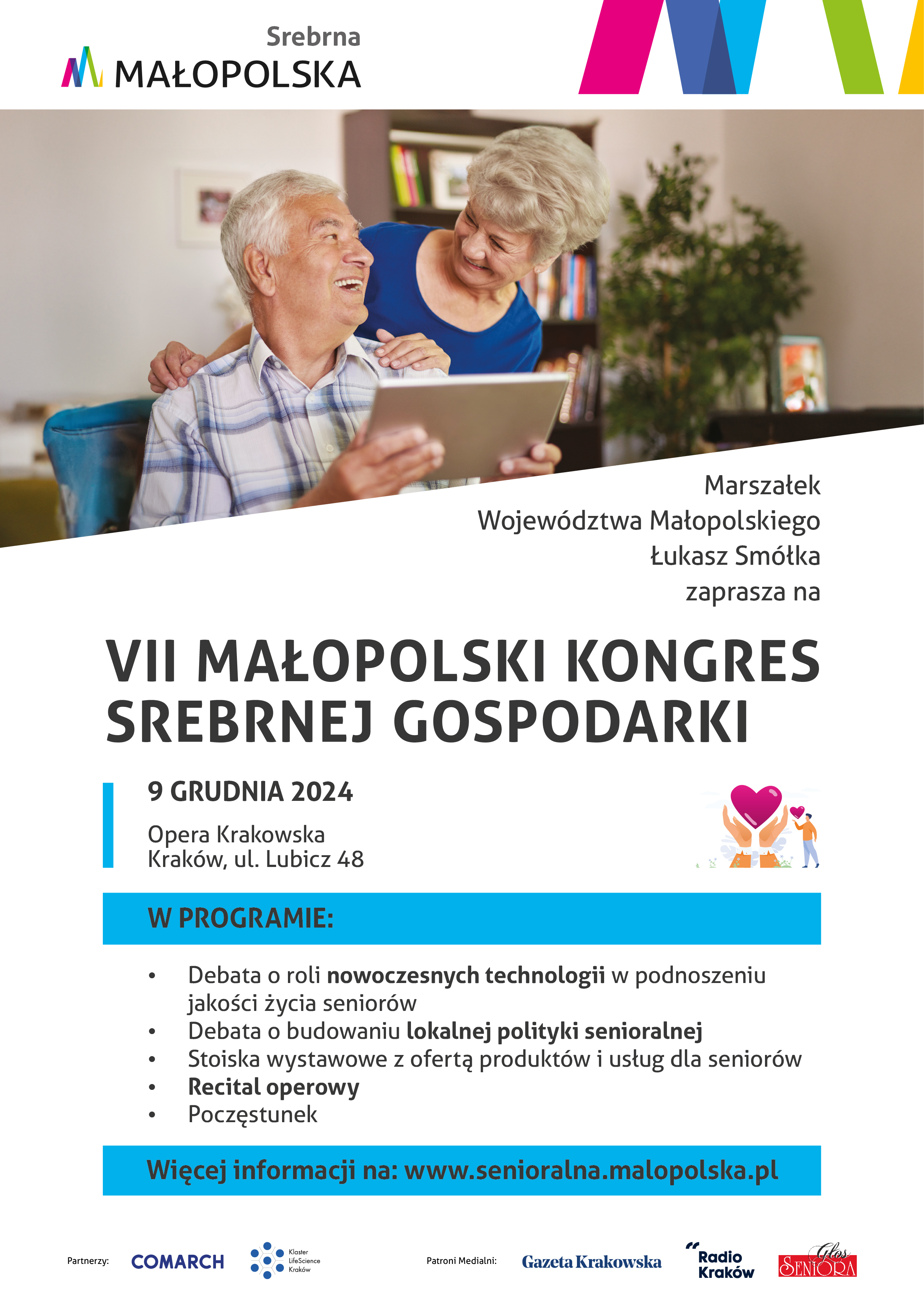 VII Małopolski Kongres Srebrnej Gospodarki – 9 grudnia 2024 w Operze Krakowskiej