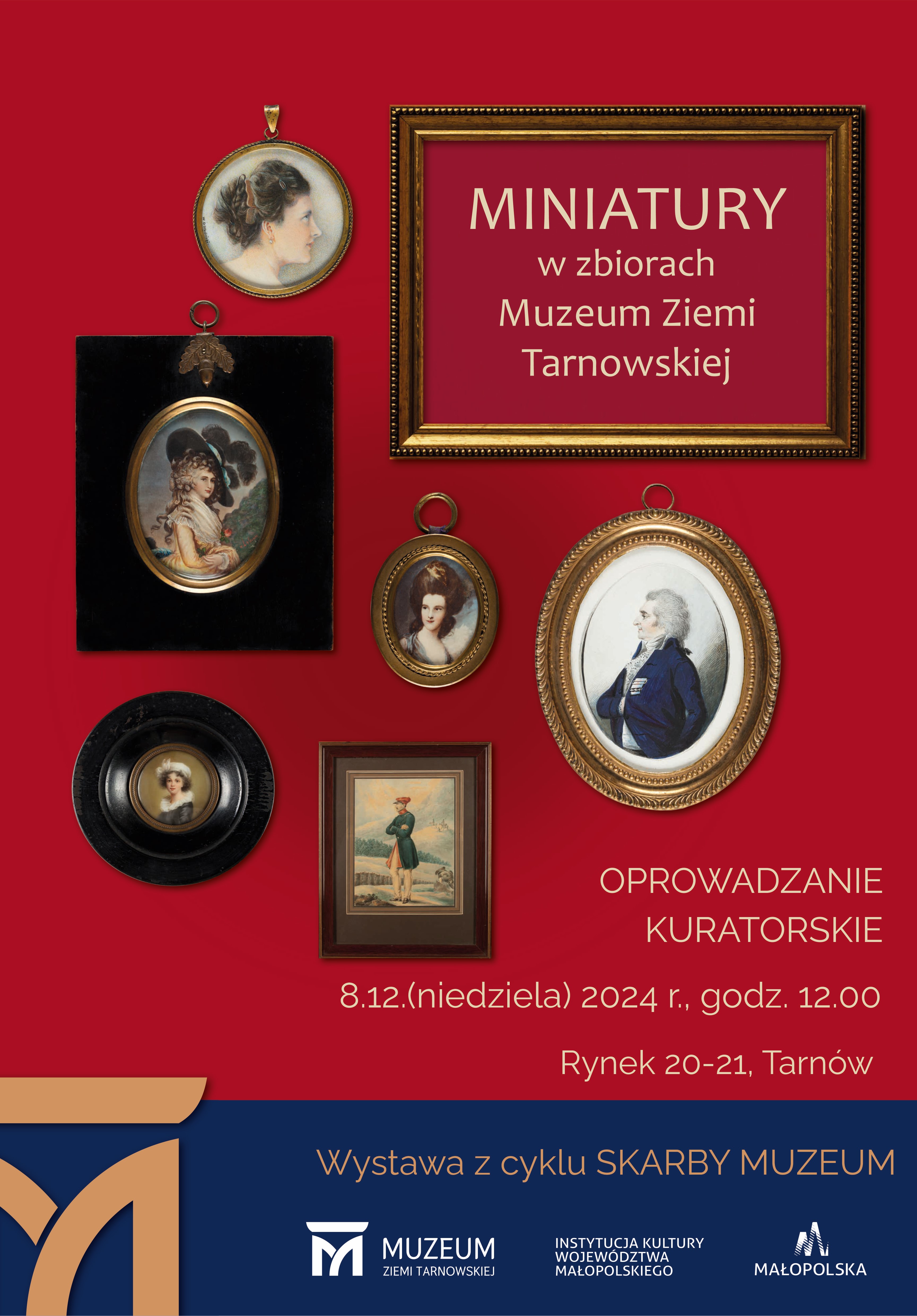 plakat miniatury w zbiorach Muzeum Ziemi Tarnowskiej