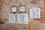 obrazy Romana Fleszara we wnętrzach Galerii „Piwnica pod Trójką”