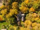 dwór w Dołędze - widok z drona