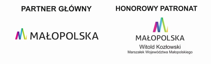 Logotypy Małopolski i patronat Marszałka Województwa Małopolskiego