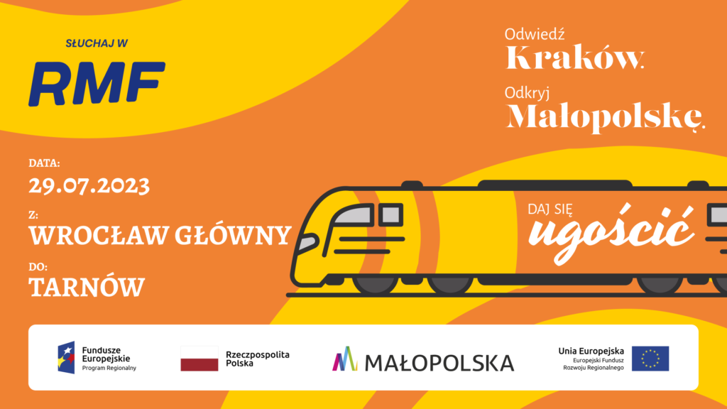 Oferta dla pasażerów pociągu “Daj się ugościć” relacji Wrocław – Tarnów